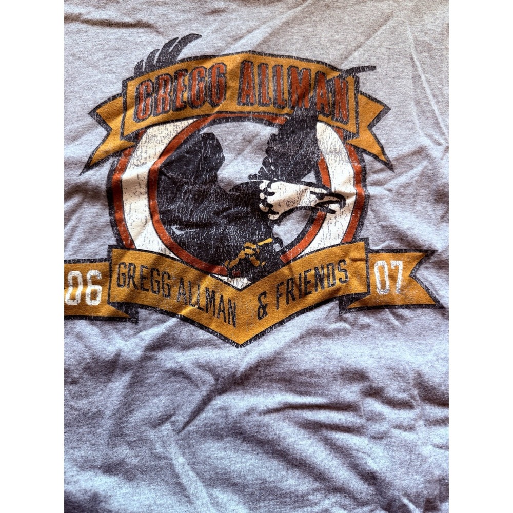Vintage Gregg Allman & Friends 2006-2007 Tour T-Shirt Eagle Design Size 2XL